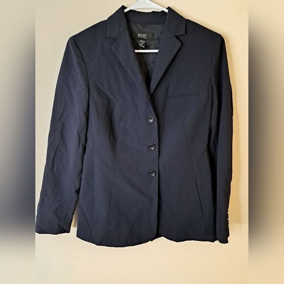 Body by Victoria navy blue lined blazer suit jacket size 6 - Picture 1 of 6